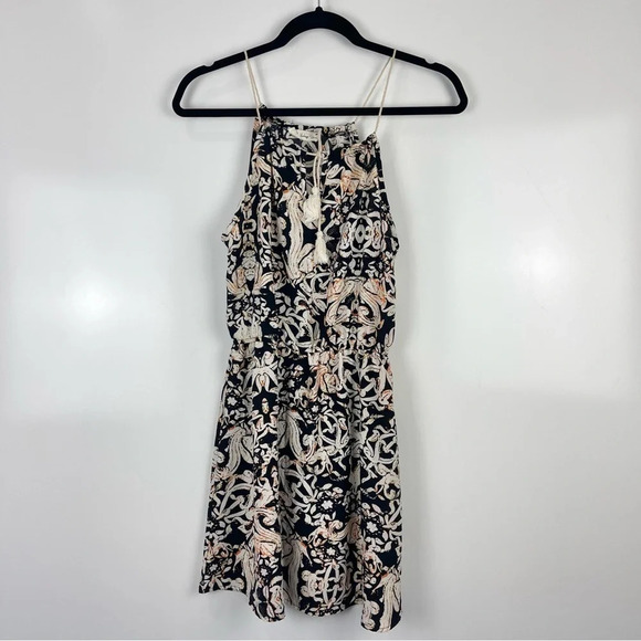 The Vintage Shop Printed Sleeveless Halter Summer Dress - Picture 1 of 7